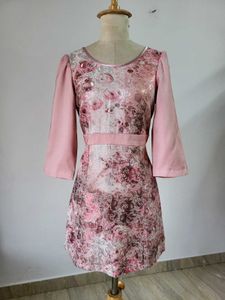 Floral Print Dress Length  32 Inches