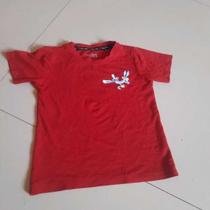 Beautiful Red Colour T Shirt