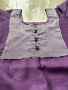 Beautiful Purple Kurta
