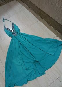 Vintage Beaded Long Dress