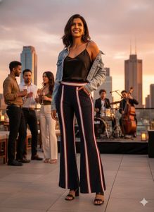 ✨Nautical Nova Flared Shimmer Trousers! ✨