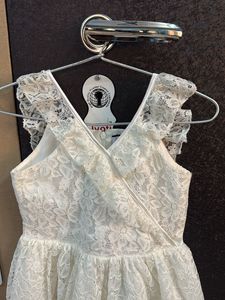 Elegant White Lace Dress