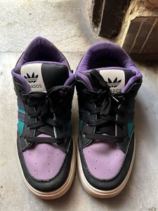 Adidas Purple Accent Sneakers