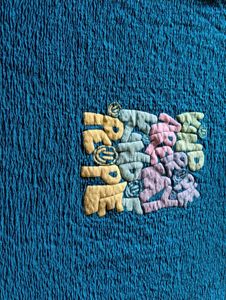 Blue Graphic Print Tee