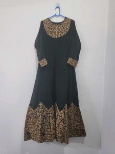 Dark Green Gown