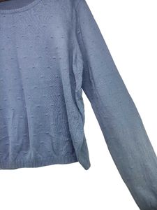 Cute Blue Knit Sweater