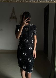 Adrianna Papell  Vintage Beaded COCKTAIL Dress ♠️