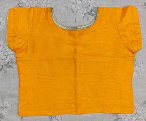 Yellow Saree Blouse