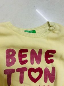 Red Benetton Sweatshirt
