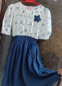 Floral Print One Piece Dress