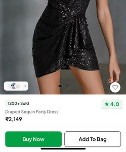 Sequin Mini Party Dress