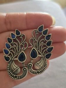 Peacock Style Drop Earrings