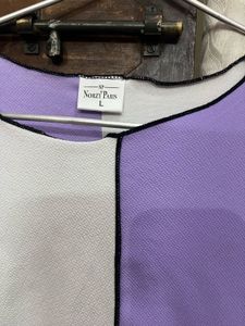Color Block Crop Top