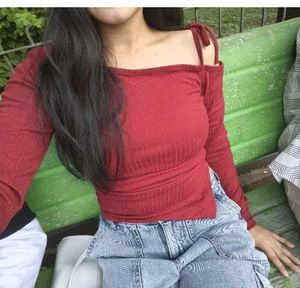 Red Korean Top ❤️