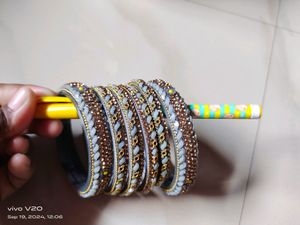 Beautiful 😻 Greay Colour Bangles 😘