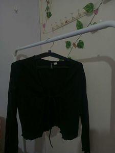 H&amp;M Black Lace cardigan