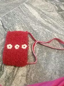 Cute Hand Knitted Sling Bag