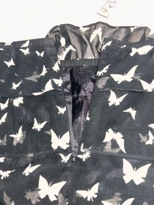 Butterfly Ruffle Mini Skirt🕷️🕶️🎬🖤
