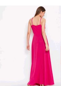 Elegant Pink Maxi Dress
