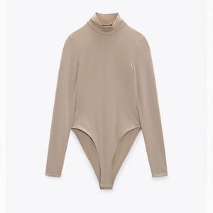 🛍️SALE | Zara Mock Neck Bodysuit