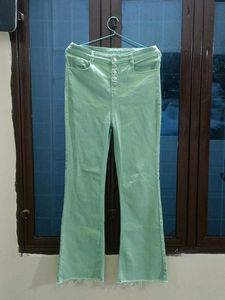 Mint Flare Jeans