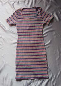 Striped Bodycon Mini Dress