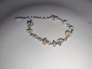 Gemstone Bracelet White