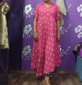 Pink Floral Dress