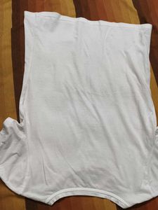 Honey Women Off White Regular Fit Cotton Tshirt