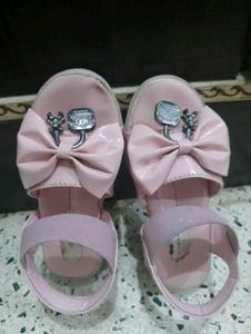 Stylish Pink colour slippers for baby girl
