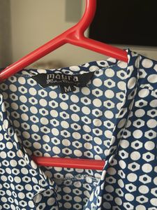 Patterned Button-Down Top