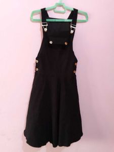 Black Skirt Dungaree