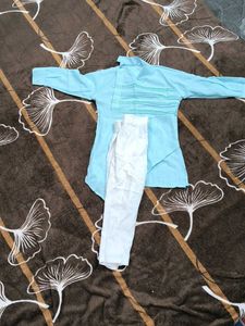 Checkered Tunic Top Combo