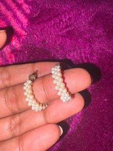 Combo golden beaded stones Earring