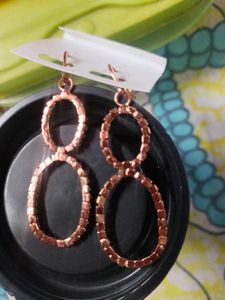 Long Oval Shape Earrings