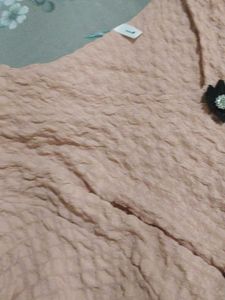 Textured Floral Applique Top