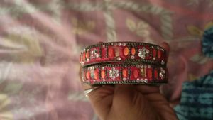 Red Kada Bangle