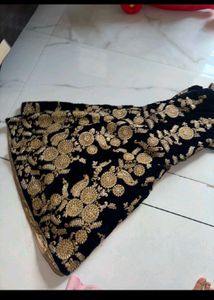 Black Embroidered Lehenga Choli
