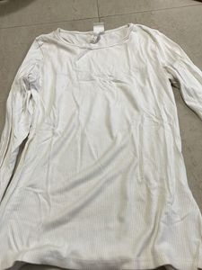 White Long Sleeve Top