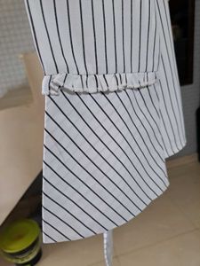 Striped Floral Embroidered Top