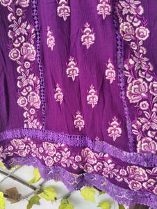 Purple Embroided Co Ord Set 💜