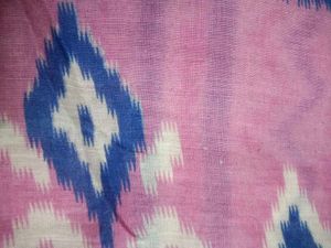 Pink &amp; Blue Patterned Scarf