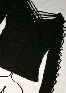 Criss Cross Black Top