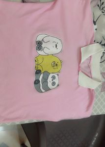 We Bare Bears Pink Tee