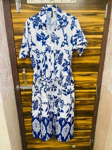 Stylish Floral Print Midi Dress💙