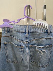 h&amp;m wide leg jeans high waist