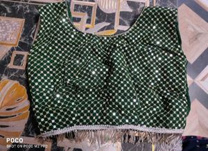 Emerald Green Lehenga with Shrug