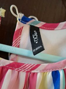 Multicolour Girls Dress Combo