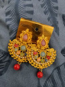 🎀❤️Combo of 2 Multicoloured Earrings❤️🎀