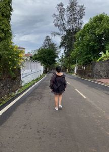 Stylish Sheer Black Shirt
